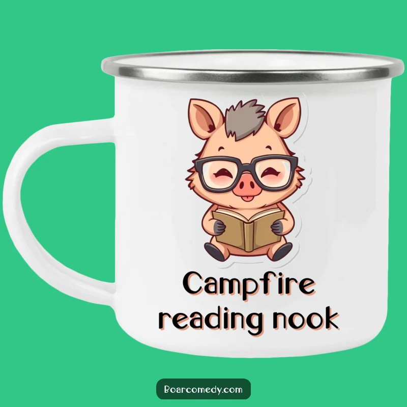 Funny Boar Smarty Pants Camping Mug: Intellectual Fuel for Adventures