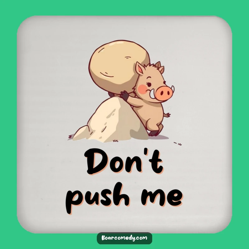 Funny Boar Uphill Push Coaster: Protect Surfaces with Determined Style