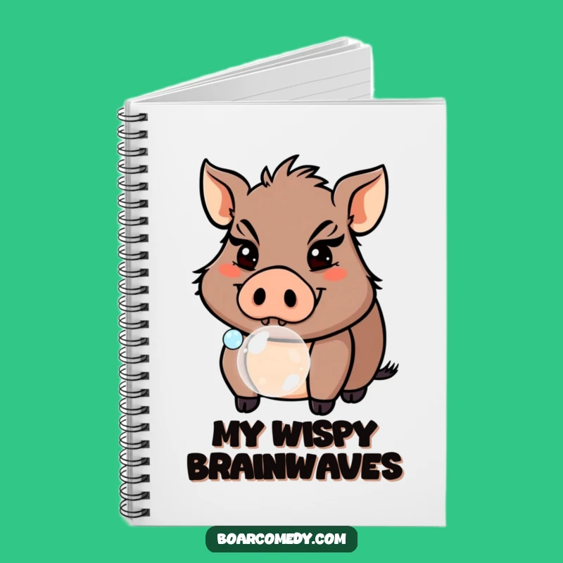 Funny Boar Bubble Notebook: Mischievous Pig Journal, Creative Funny Gift!