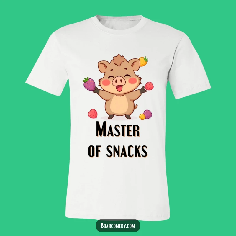 Funny Berry Juggling Boar T-Shirt: Show Off Your Talents